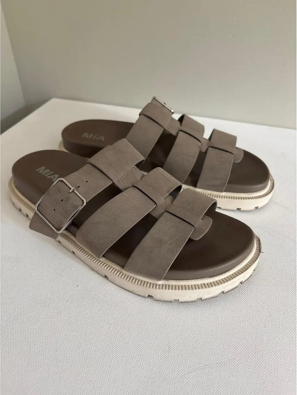 MIA Fisherman Slide on Sandals Women’s 10